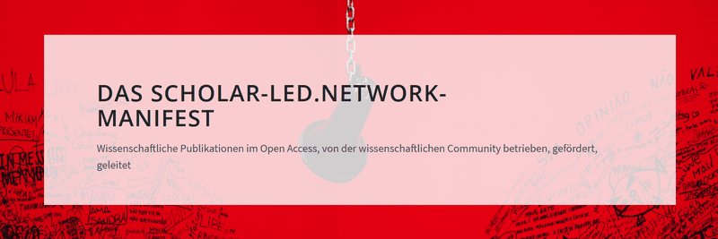 Das scholar-led.network-Manifest
